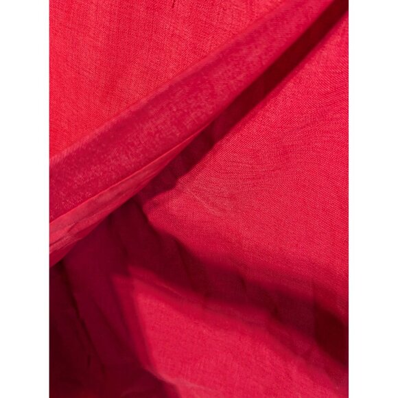 Jones Studio Coral Sleeveless Sheath Dress Size 18W Lightweight Linen Blend - Picture 2 of 8